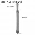 Uxcell Metric Thread Tap M13 X 1 5 H2 130mm Extra Long Straight Flute Screw Milling Machine Taps Threading Tapping Repair Tool