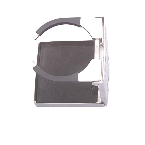 Hoffen 316 Stainless Steel Marine Folding Drink Holderfold Up Adjustable Bottle Cup Holder For Boat Rv
