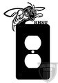 Black Hills State University Power Outlet Plate Cover 