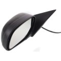 Power Door Mirror Driver Side For Mercury Grand Marquis 1999 To 2008 Folding Heated With Gloss Black Textured Cover 6w7z17683ba 