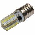 Hqrp E17 Base 72 Smd 3014 Silicone Crystal Led Bulb Dimmable 110v Warm White For Microwave Refrigerator Kitchen Vent Hood Range