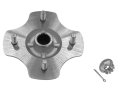Wantone Racing Rear Wheel Hub 42410-hm5-930 With Axle Nut Replacement For 1993-2000 Honda Fourtrax 300 Trx300 2x4 Trx300fw 4x4 