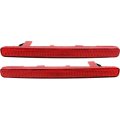 Acura Tsx Sedan Rear Reflector Pair 2009 To 2014 Driver And Passenger Side Led Ac1184100 Ac1185100 33555 Tl0 G01 33505 Red Lens 