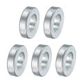 5 Pcs Galvanized Steel Spacer 3 8 Bore X 4 Od 1 Length Unthreaded Standoff Bushing Plain Finish Round Metal Fits M12 Screws 
