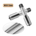 2pcs Hss 18mmx1 5 Metric Taper Plug Tap Right Hand Thread M18x1 5mm Pitch New