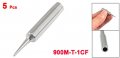 Uxcell 5 Pcs 900m-t-1cf 60 Degree Bevel Design Soldering Solder Iron Tips