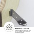 Uonlytech 10pcs Trapezoid Shelf Support Bracket Heavy-duty Corner Brace For Shelves