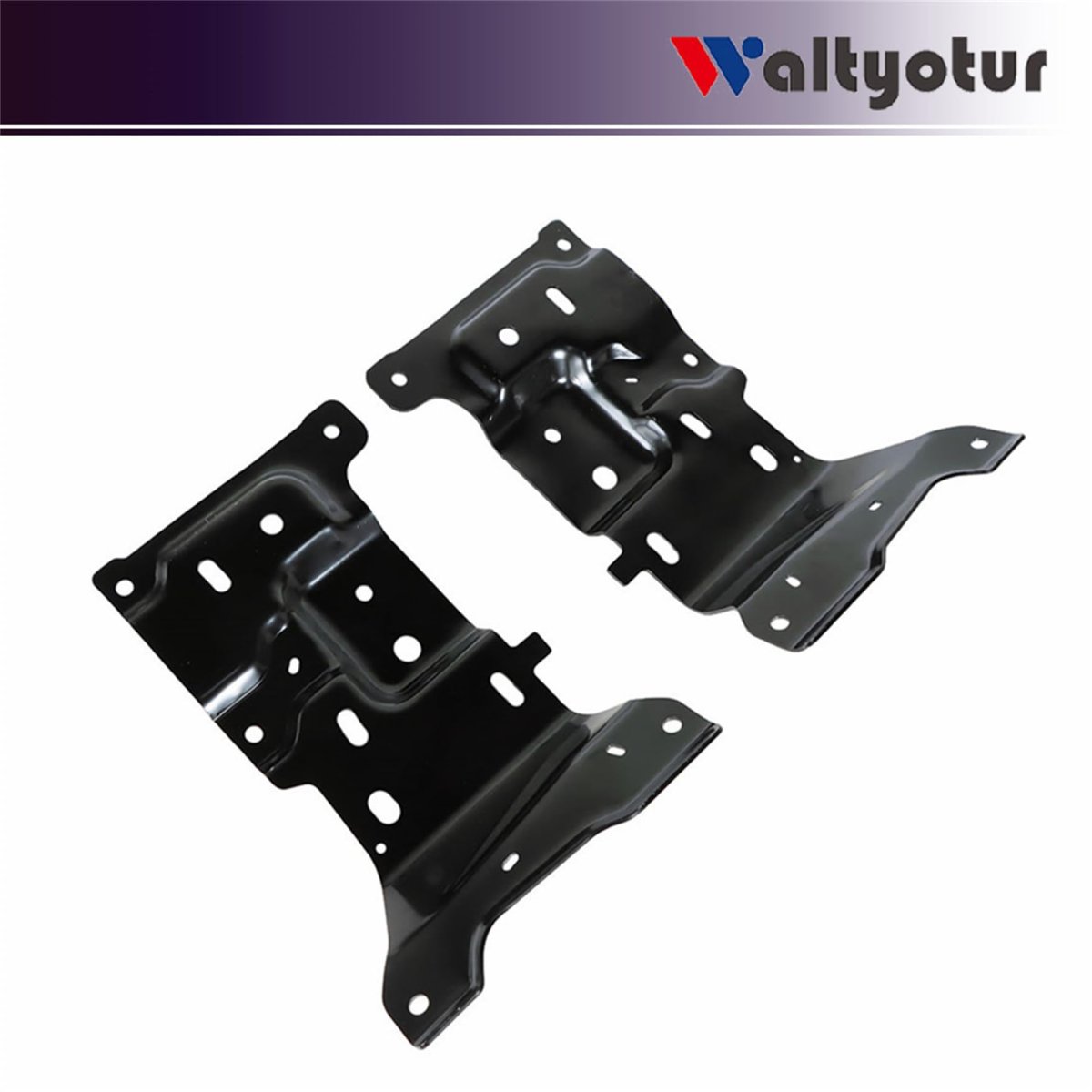Driver And Passenger Side Front Bumper Mounting Plate Replacement For F-150 2018-2020