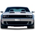 Srt 3d Logo 12 X 4 25 European Look Chrome Half-size Stainless Steel License Plate Official Licensed 