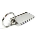 Lincoln Orange Spun Brushed Metal Key Chain