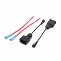Uxcell 2pcs Plastic Car Horn Speaker Adapter Wiring Harness Pigtail Socket For Toyota