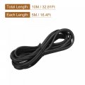 Uxcell Screen Spline 10m 32 81ft Rubber Sealing Strip Window Retainer 4 5mm Od Black 2 In 1 Combine Type
