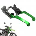 Jfg Racing Motorcycle Brake Clutch Lever Pivot Levers Set Cnc For Klx 300 Klx300 Klx300r Klx300sm 20-24 Klx125 10-16 Klx250 