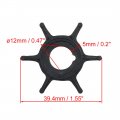 Uxcell Boat Outboard Water Pump Impeller Replacement Black For Tohatsu 6hp