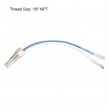 Qiilu Universal Oil Temp Sensor 1 8a Npt Watererature Car Gauge Temperature Temp Sender 0a 150rsal Oil Temp Sensor 1 8a Npt