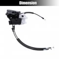 X Autohaux Rear Right Side Door Latch Lock Actuator Assembly For Hyundai Tucson 2016-2019 81420-d3000