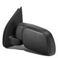 Powered Left Side Rear View Mirror With Heated Glass For Ford F250 F350 F450 F550 Super Duty 1999 To 2007 Matte Black Convex 