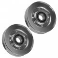 Caltric 2 V-idler Pulley For John Deere 325 335 345 Gx255 Gx325 Gx345 Gx355 Am118447 