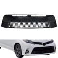 Front Bumper Grille Lower Black Without Sensor Hole Honeycomb Style Replacement For Sienna Se 2018-2020 