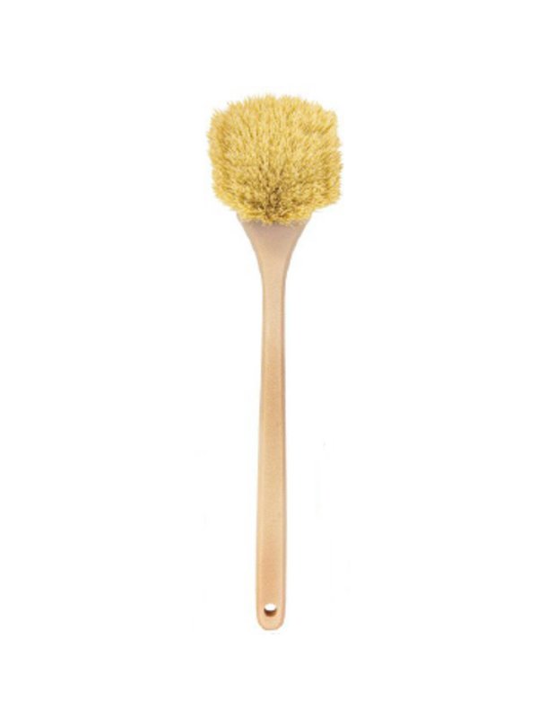S M Arnold 85-607 Wheel Fender And Well Brush Medium Firmness Gold Car Washing With Plastic Handle 20 08 In Length