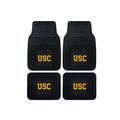 Officially Licensed Ncaa Set Of Universal Fit Front And Rear Rubber Automotive Floor Mats Usc Trojans 