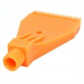 Uxcell 1 4bspt Male Thread Abs Single Hole Air Blow Off Flat Jet Nozzle Orange