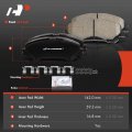 A-premium Front Ceramic Disc Brake Pads Set Compatible With Select Nissan Models Rogue 2014-2020 Sport 2017-2021 Hardware 4 Pcs