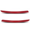 Rear Bumper Reflectors Pair Left Right Side For Kia Optima 2014-2015 924062t500 924052t500 Red Pp Plastic 