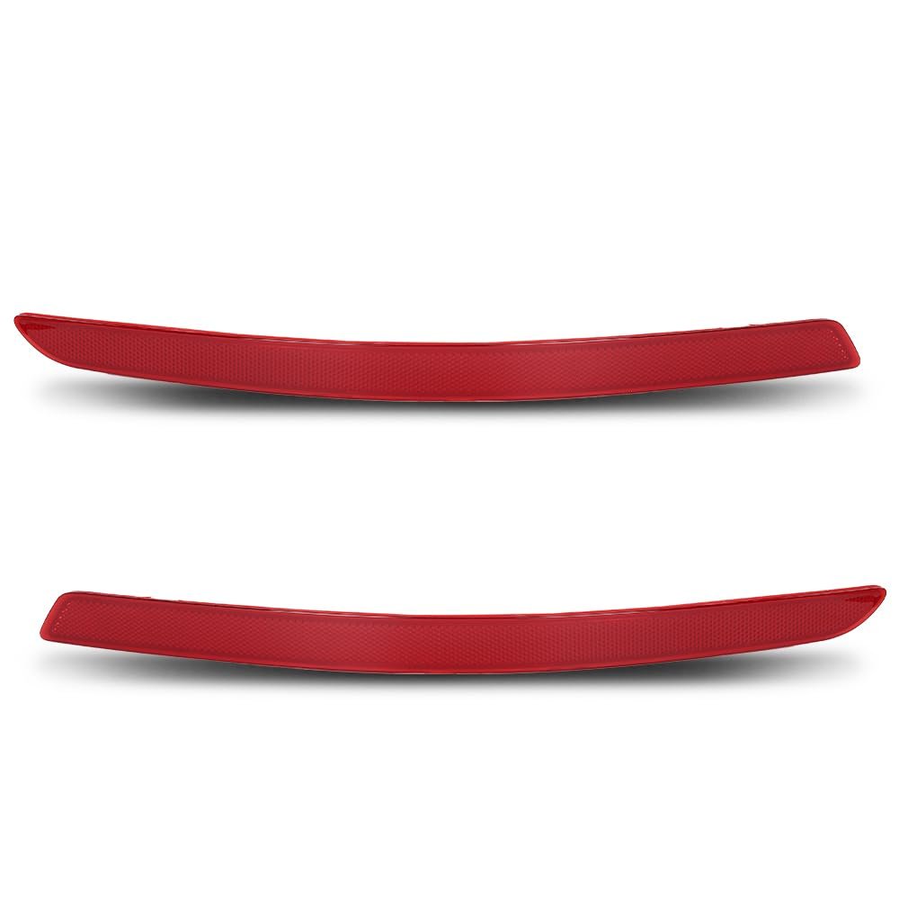 Rear Bumper Reflectors Pair Left Right Side For Kia Optima 2014-2015 924062t500 924052t500 Red Pp Plastic