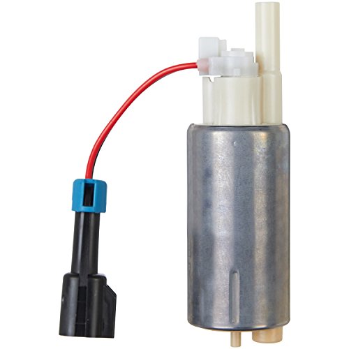 Sp1385 Electrical Fuel Pump With Mounting Hardware Gerotor Style Rear Position Brushed Finish