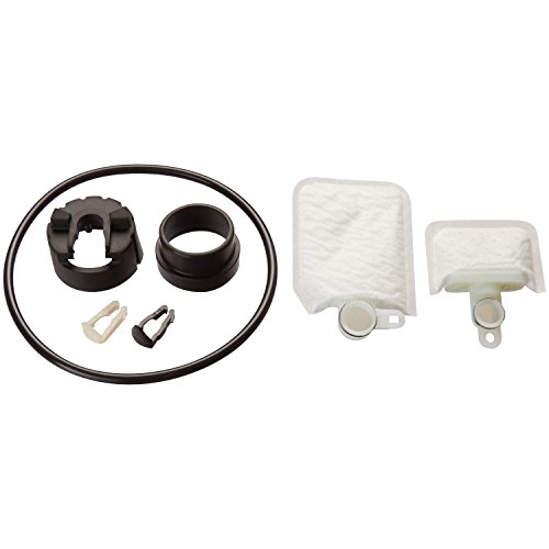 Sp1385 Electrical Fuel Pump With Mounting Hardware Gerotor Style Rear Position Brushed Finish