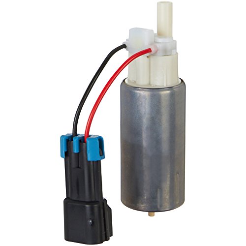 Sp1385 Electrical Fuel Pump With Mounting Hardware Gerotor Style Rear Position Brushed Finish