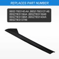 Carmocar A-pillar Front Molding Windshield Outer Trim Right Passenger Side Replacement For Ford Explorer 4 Door Utility