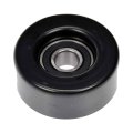 Idler Pulley For Pontiac Gto 2004 2005 2006 Steel Serpentine Belt Type Black 17mm Inside Diameter 12557554 12558185 
