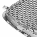 Ch1200396 Factory Style Front Upper Grill Grille Assembly With Black Diamond Mesh Insert And Chrome Shell Compatible Chrysler