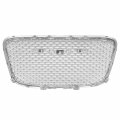 Ch1200396 Factory Style Front Upper Grill Grille Assembly With Black Diamond Mesh Insert And Chrome Shell Compatible Chrysler