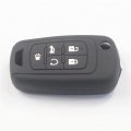 2 Pack Rubber Silicone 5 Button Flip Smart Key Fob Cover Case With Keychain For Buick Encore Lacrosse Regal And Chevrolet