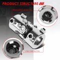 Universal 3 2 Inches Length 38 Degree Working Angel Single Steering Shaft U Joint 1 Dd X Stainless Steel