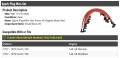Red Spark Plug Wire Set 9mm Compatible With 1975-1983 Ford F-100