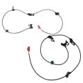 Abs Speed Sensor Pair Rear Driver And Passenger For 2007 To 2012d Fusion Spindle Mounted Replacement For Ae5z2c182c Ae5z2c182a 