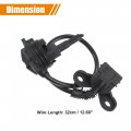 X Autohaux Neutral Safety Switch Back-up Lamp For Audi A4 1996-2008 Metal Plastic Black