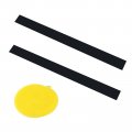 Tsnamay 30 76cm Silicone Stove Counter Gap Cover T-shape Range Filler Kitchen Accessories Black 2pcs 