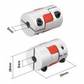 Uxcell Shaft Coupling 5mm To Bore L30xd20 Flexible Coupler Joint For Servo Stepped Motor