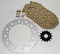 2009 2010 Fits Kawasaki Klx250sf Klx 250 Sf Gold O Ring Chain And Sprocket 13 39 106l 