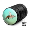Sea Turtle Flying Tire Rim Wheel Aluminum Valve Stem Caps
