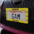 Biohazard Quarantine And Chill License Plate Tag Frame