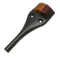 Kaper Ii Auxiliary Light Right Side 2-diode Amber Red In The Same Designed For Fender-mount Two 450mm Wires 