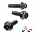 Autobahn88 Motorcycle Brake Master Cylinder Bolt Dress-up Kit Compatible With Yamaha Yzf R6 2017-2019 Black Set Of 3