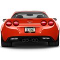 Ipick Image Made For Chevrolet Corvette C6 Zr1 Black Metal License Plate Frame
