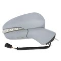 Right Passenger Side Rearview Mirror For Fusion 2015 2016 Manual Fold Heated Unpainted 7 Wires Convex Blind Spot Glass 